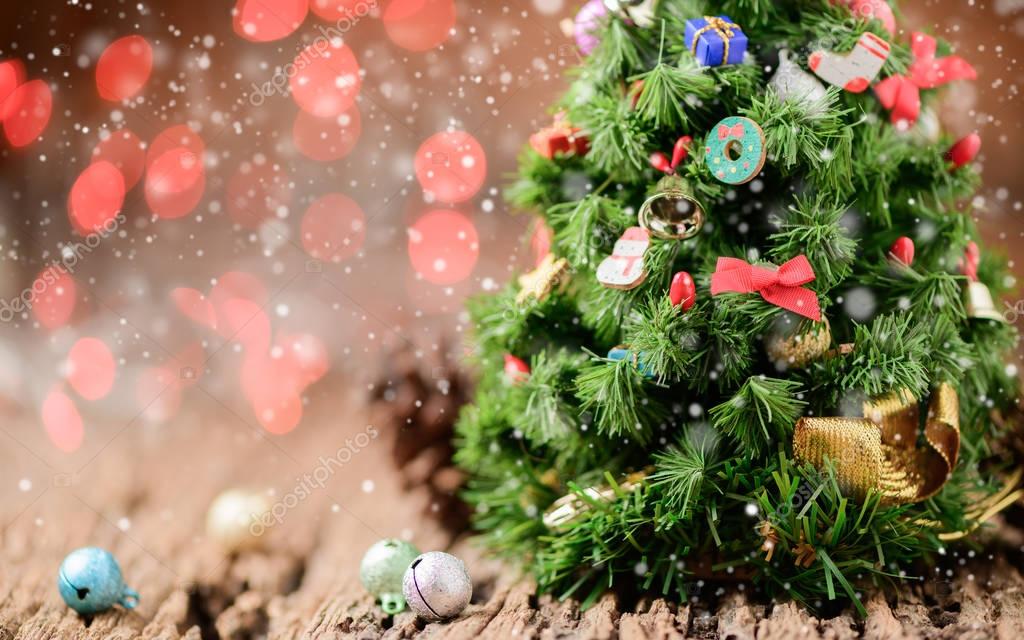 depositphotos 174434796 stock photo chrismas tree with gift and